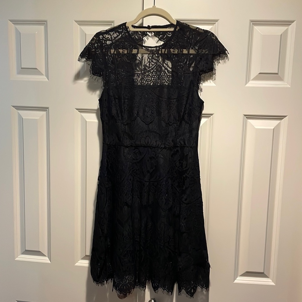 Formal Black Lace Dress